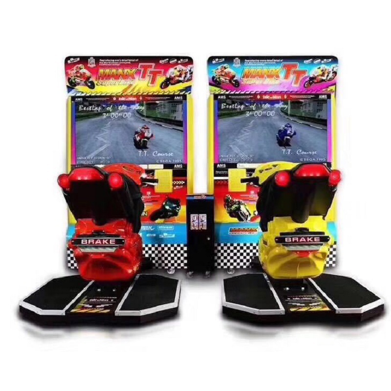 Racing Arcade Cabinet - Coin Operated Driving Simulator, Cool Moto
