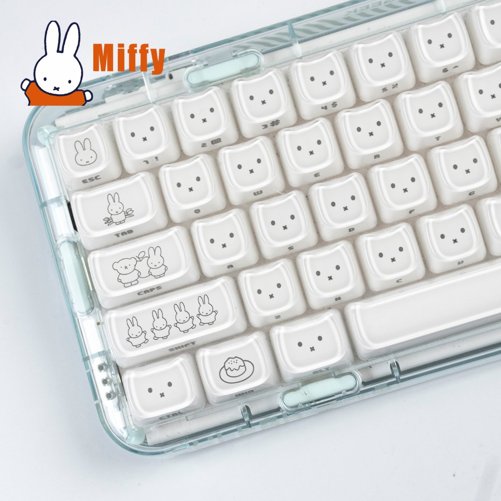 Kawaii Miffy Keycaps Cute Rabb - Arcade No review and price