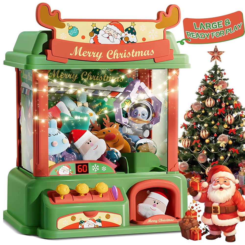 Christmas Claw Machine For Kid - Arcade Toy Claw Vending Machine review and price