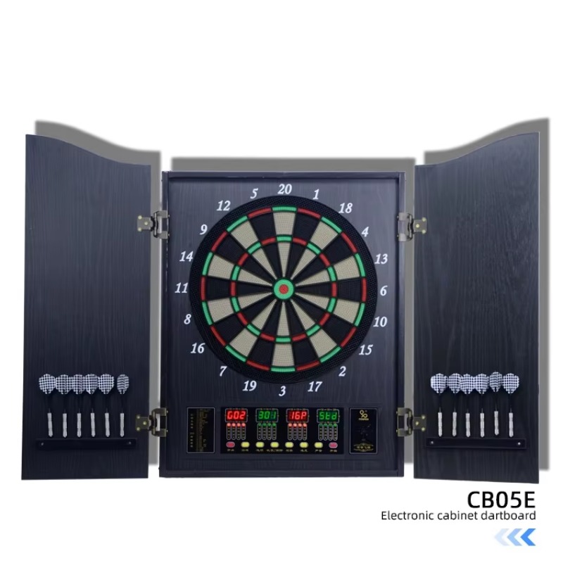 Luxury Wooden Electronic Dart  - Electronic Dartboard Cabinet review and price
