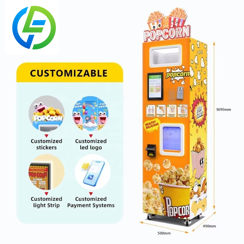 Customized New Automatic Comme - Popcorn Vending Machine review and price